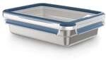 emsa Frischhaltedose &raquo;CLIP & CLOSE&laquo; 1.2 L 1 St&uuml;ck silber, 23x6x17 cm