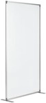 Magnetoplan Moderationswand &raquo;1103851&laquo; Acryl 100/180 cm silber, 180 cm