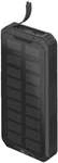 goobay Outdoor Schnelllade-Powerbank mit Solar - 20.000 mAh schwarz