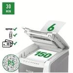Leitz IQ Aktenvernichter &raquo;Office 150&laquo; P5 wei&szlig;, 22x61.8x43 cm