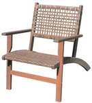 Garden Pleasure 3-tlg. Sitzgruppe mit Beistelltisch &raquo;Sonora&laquo; dunkelbraun braun,