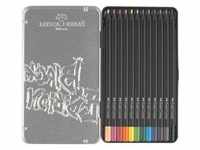 12er-Pack Buntstifte »Black Edition« Metalletui schwarz, Faber-Castell
