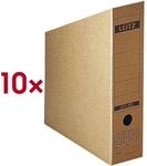 Leitz 10er-Pack Stehsammler &raquo;6083&laquo; braun, 8x32x26.5 cm