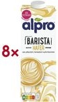 alpro Milchalternative: &raquo;Barista Hafer Drink&laquo; 8x 1 Liter