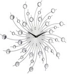 relaxdays Wanduhr XL Glitzer
