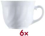 Arcoroc 6er-Pack Obertasse &raquo;Trianon White&laquo; 22 cl wei&szlig;, 10.6x7x8.6 cm