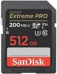 SanDisk SDXC-Speicherkarte &raquo;Extreme Pro UHS-I&laquo; 512 GB