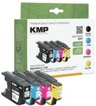 KMP Tintenpatronen-Set ersetzt Brother &raquo;LC-1240&laquo; schwarz