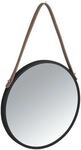Wenko Wandspiegel &raquo;Borrone&laquo; 30 cm schwarz