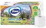 Zewa Toilettenpapier Ultra Soft "FRIENDS OF Nature" 4-lagig, 16 Rollen braun