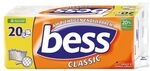 Bess Toilettenpapier &raquo;Classic&laquo; 3-lagig 20 Rollen (1 Pack &agrave; 20 Rollen) wei&szlig;