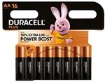 Duracell 16er-Pack Batterien &raquo;Plus&laquo; Mignon / AA / LR6