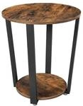 VASAGLE Beistelltisch braun 50/50/57 cm braun, 57x50 cm