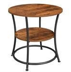 VASAGLE Beistelltisch braun 55/55/55 cm braun, 55x55 cm