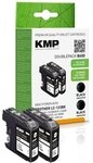 KMP Tintenpatronen-Set ersetzt Brother &raquo;LC-123BK&laquo; schwarz schwarz