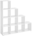 VASAGLE B&uuml;cherregal 150/29/129,5 cm Wei&szlig;