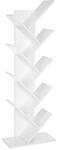 VASAGLE B&uuml;cherregal 60/25/141,5 cm wei&szlig;
