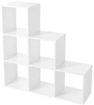 VASAGLE B&uuml;cherregal wei&szlig; 100/29/97,5 cm wei&szlig;