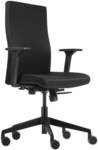 Trendoffice B&uuml;rostuhl &raquo;to-strike work&laquo; mit Armlehnen schwarz, 65 cm