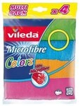 Vileda Mikrofasert&uuml;cher &raquo;Colors MULTI PACK&laquo; 4 St&uuml;ck mehrfarbig, 18.5 cm