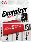 Energizer 3er-Pack Batterien &raquo;Max Alkaline&laquo; 9V / E-Block