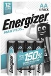 Energizer 4er-Pack Batterien &raquo;Max Plus&laquo; Mignon / AA, 5.05 cm