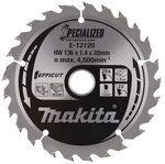 makita Kreiss&auml;geblatt &raquo;E-12120 EFFICUT&laquo; 136,0 mm 25 Z&auml;hne braun