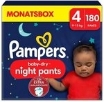 Pampers Windelhosen &raquo;Monatsbox baby-dry&trade; night pants&laquo; Gr.4 (9-15 kg) 180