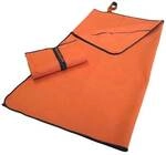 dyckhoff Mikrofaser Sport-Handtuch 80x180cm mit Rei&szlig;verschluss orange