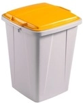 Durable Abfallbeh&auml;lter &raquo;Durabin 90&laquo; 90 Liter gelb, 5.1x48.7x63 cm