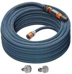 GARDENA Textilschlauch Gartenschlauch Liano Xtreme 25m SET (Komplett-Set mit Spritze)