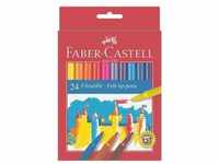 24er-Pack Filzstifte farbsortiert, Faber-Castell (Schule)
