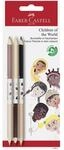 Faber-Castell (Schule) 3er-Set Buntstufte Bicolor Hautt&ouml;ne &raquo;Children of the...