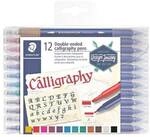 Staedtler 12er-Pack Doppelfasermarker Design Journey &raquo;Calligraphy 3005&laquo; transparent