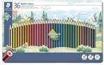 Staedtler 36er-Pack Buntstifte &raquo;Noris colour&laquo; sechskantig, im Metalletui braun