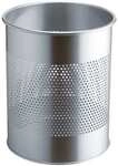 Durable Stahl-Papierkorb 15 L silber, 26x31.5 cm