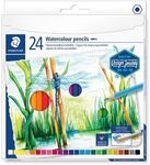 Staedtler 24er-Pack wasservermalbare Bunt-/Aquarellstifte Design Journey