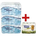 wepa Toilettenpapier &raquo;Super Soft&laquo; 3-lagig - 72 Rollen inkl. K&uuml;chenrolle &raquo;cleaner