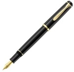 Pelikan F&uuml;ller &raquo;Classic P200&laquo; schwarz / gold F (fein) schwarz