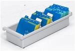 HAN Karteikasten DIN A7 f&uuml;r 1300 Karteikarten grau, 12.8x6.5x34.7 cm