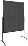 Legamaster Moderationswand &raquo;PREMIUM PLUS&laquo; 120x150 cm auf Rollen grau, 226 cm