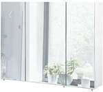 M&ouml;belpartner Spiegelschrank &raquo;Basic&laquo; 100 cm wei&szlig;, 100x70.7x16 cm