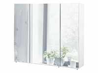 Spiegelschrank »Basic« 90 cm weiß, Möbelpartner, 90x70.7x16 cm