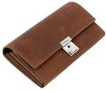 Alassio Kellnerb&ouml;rse - Leder braun braun, 18.5x9.5 cm