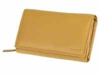 Damengeldbörse gelb gelb, MIKA, 15x10.5x4.5 cm