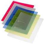 EICHNER Schlaufenhefter A4 Kunststoff 50 Blatt 10 St&uuml;ck transparent, 23x31.4 cm