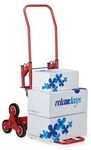 relaxdays Multifunktions-Treppensteiger 150 kg Traglast, 89.5x124.5x52 cm