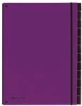 Pagna Pultordner &raquo;Trend&laquo; 12 blanko F&auml;cher f&uuml;r Monate lila, 26.5x34 cm