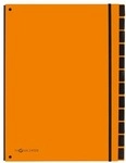 Pagna Pultordner &raquo;Trend&laquo; 12 blanko F&auml;cher f&uuml;r Monate orange, 26.5x34 cm