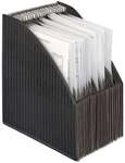 Veloflex Stehsammler-F&auml;cherbox 4446280 schwarz, 32x6 cm
